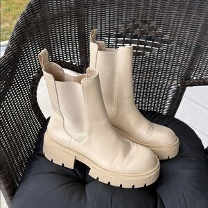 H&M Beige Ankle Booties